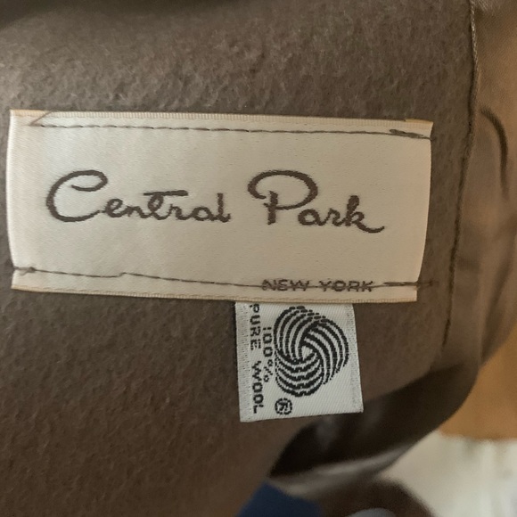 Vintage long wool coat with fur trim - Picture 2 of 8